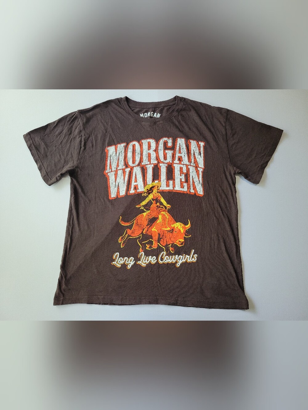 Morgan Wallen Long Live Cowgirls Brown T-Shirt